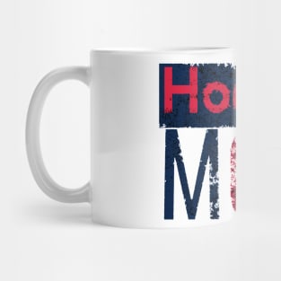 The Ice Hokey Mom in Red and Blue Mug